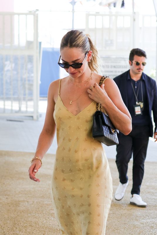 LILY JAMES Out at Venice Film Festival in Venice 08/30/2024