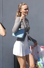 LILY-ROSE DEPP Shopping at Party City Store in Sherman Oaks 08/18/2024
