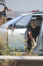 LINDSAY LOHAN and JAMIE LEE CURTIS Filming a Driving Scene for Freaky Friday in Los Angeles 08/16/2024