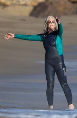 LINDSAY LOHAN and JAMIE LEE CURTIS on the Set of Freaky Friday in in Malibu 08/22/2024