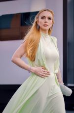 LINDSAY LOHAN Arrives at 2024 Disney Legends Awards Ceremony in Anaheim 08/11/2024