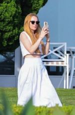 LINDSAY LOHAN at Montage in Laguna Beach 08/07/2024