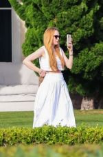 LINDSAY LOHAN at Montage in Laguna Beach 08/07/2024