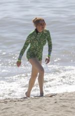 LINDSAY LOHAN in Swimsuit on the Set of Freaky Friday 2 in Los Angeles 08/15/2024