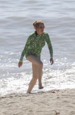 LINDSAY LOHAN in Swimsuit on the Set of Freaky Friday 2 in Los Angeles 08/15/2024