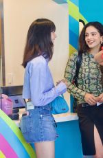 LISA and ROSALIA Out for Ice Cream Together in Los Angeles 08/21/2024