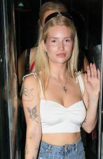 LOTTIE MOSS Arrives at Launch of St. Barts Hair & Body Mist in London 07/31/2024