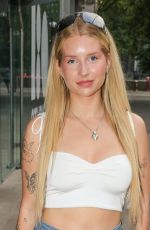 LOTTIE MOSS Arrives at Launch of St. Barts Hair & Body Mist in London 07/31/2024