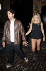 LOTTIE MOSS Leaves Chiltern Firehouse in London 08/18/2024