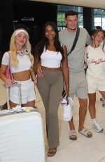 LOVE ISLAND Stars Arrives Back at Manchester Airport 07/30/2024
