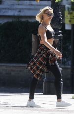 LUBA MUSHTUK Arrives at a Studio in London 08/09/2024