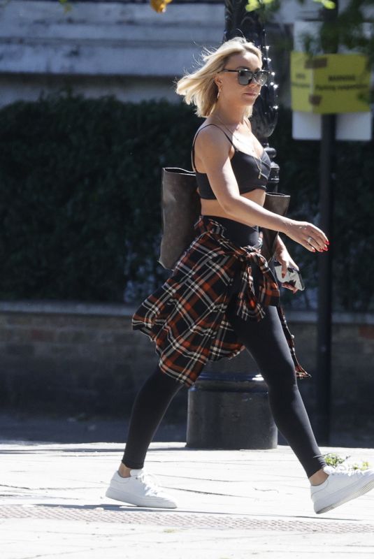 LUBA MUSHTUK Arrives at a Studio in London 08/09/2024