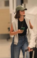 LUCY HALE Arrives at LAX Airport in Los Angeles 08/09/2024
