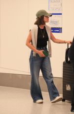 LUCY HALE Arrives at LAX Airport in Los Angeles 08/09/2024