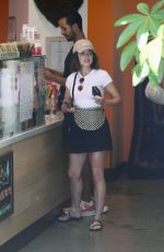 LUCY HALE at a Juice Bar in Malibu 08/18/2024