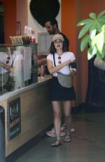 LUCY HALE at a Juice Bar in Malibu 08/18/2024