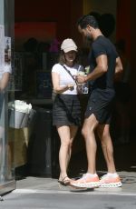 LUCY HALE at a Juice Bar in Malibu 08/18/2024