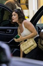 LUCY HALE Heading to a Business Meeting in West Hollywood 08/13/2024