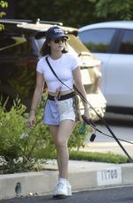 LUCY HALE Out with Her Dogs in Los Angeles 08/15/2024