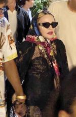 MADONNA and Akeem Morris Visits Terracina Alta Terracina 08/19/2024