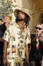 MADONNA and Akeem Morris Visits Terracina Alta Terracina 08/19/2024