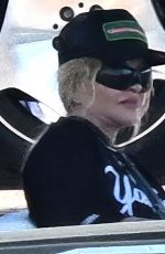 MADONNA Arrives at Dolce and Gabbana