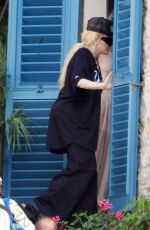 MADONNA Arrives at Dolce and Gabbana