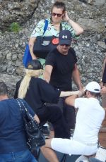 MADONNA Arrives at Dolce and Gabbana