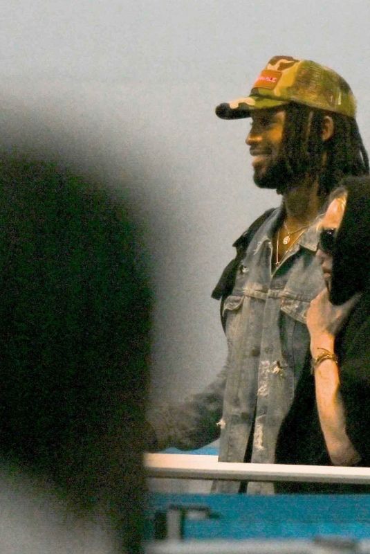 MADONNA with Her Rumored New Boyfriend at JFK Airport in New Yotk 08/09/2024