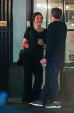 MAGGIE GYLLENHAAL at a Dinner Date at Via Carota in New York 08/26/2024