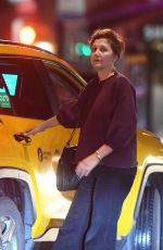MAGGIE GYLLENHAAL at a Dinner Date at Via Carota in New York 08/26/2024