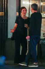 MAGGIE GYLLENHAAL at a Dinner Date at Via Carota in New York 08/26/2024