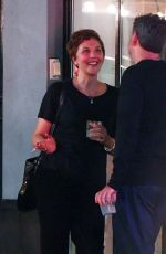 MAGGIE GYLLENHAAL at a Dinner Date at Via Carota in New York 08/26/2024