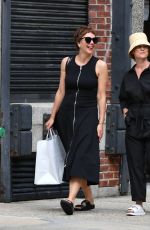 MAGGIE GYLLENHAAL Out Shopping with a Friend in New York 08/04/2024