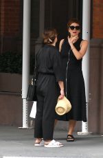 MAGGIE GYLLENHAAL Out Shopping with a Friend in New York 08/04/2024