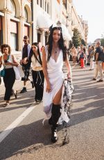 MARIACARLA BOSCONO Leaves Hotel Excelsior in Venice 08/28/2024