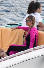 MARIAH CAREY inWetsuit on Her Summer Holidays at Amalfi Coast in Nerano 08/15/2024