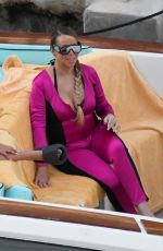 MARIAH CAREY inWetsuit on Her Summer Holidays at Amalfi Coast in Nerano 08/15/2024