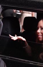 MARIAH CAREY Leaves Her Show at Dolby Live in Las Vegas 08/09/2024