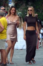 MARIE-LOU NURK in Bikini with Friends at a Yacht in Portofino 08/20/2024