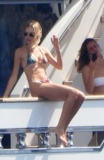 MARIE-LOU NURK in Bikini with Friends at a Yacht in Portofino 08/20/2024