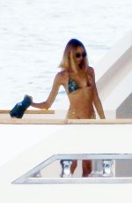 MARIE-LOU NURK in Bikini with Friends at a Yacht in Portofino 08/20/2024