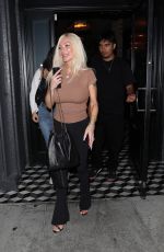 MARISELA HERNANDEZ Out for Dinner at Craig