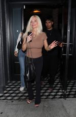 MARISELA HERNANDEZ Out for Dinner at Craig