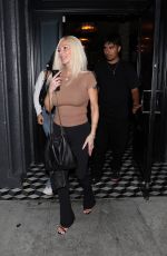 MARISELA HERNANDEZ Out for Dinner at Craig