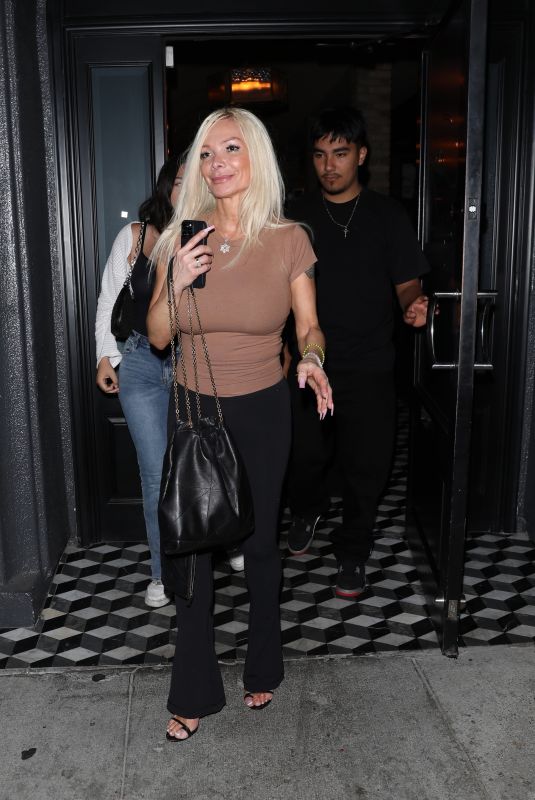 MARISELA HERNANDEZ Out for Dinner at Craig