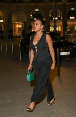MARLEN POLANCO DAVIS Out for Dinner in Paris 08/10/2024
