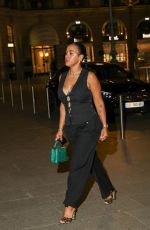 MARLEN POLANCO DAVIS Out for Dinner in Paris 08/10/2024