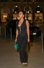 MARLEN POLANCO DAVIS Out for Dinner in Paris 08/10/2024