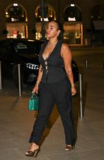 MARLEN POLANCO DAVIS Out for Dinner in Paris 08/10/2024